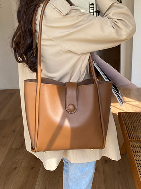 Retro One-shoulder High-grade Fashion Work Commuter Tote