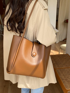 Retro One-shoulder High-grade Fashion Work Commuter Tote