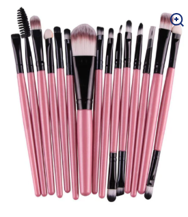 Cross Border For Maange 18 Make-Up and Brush Suits With Fan-Shaped Makeup Tools